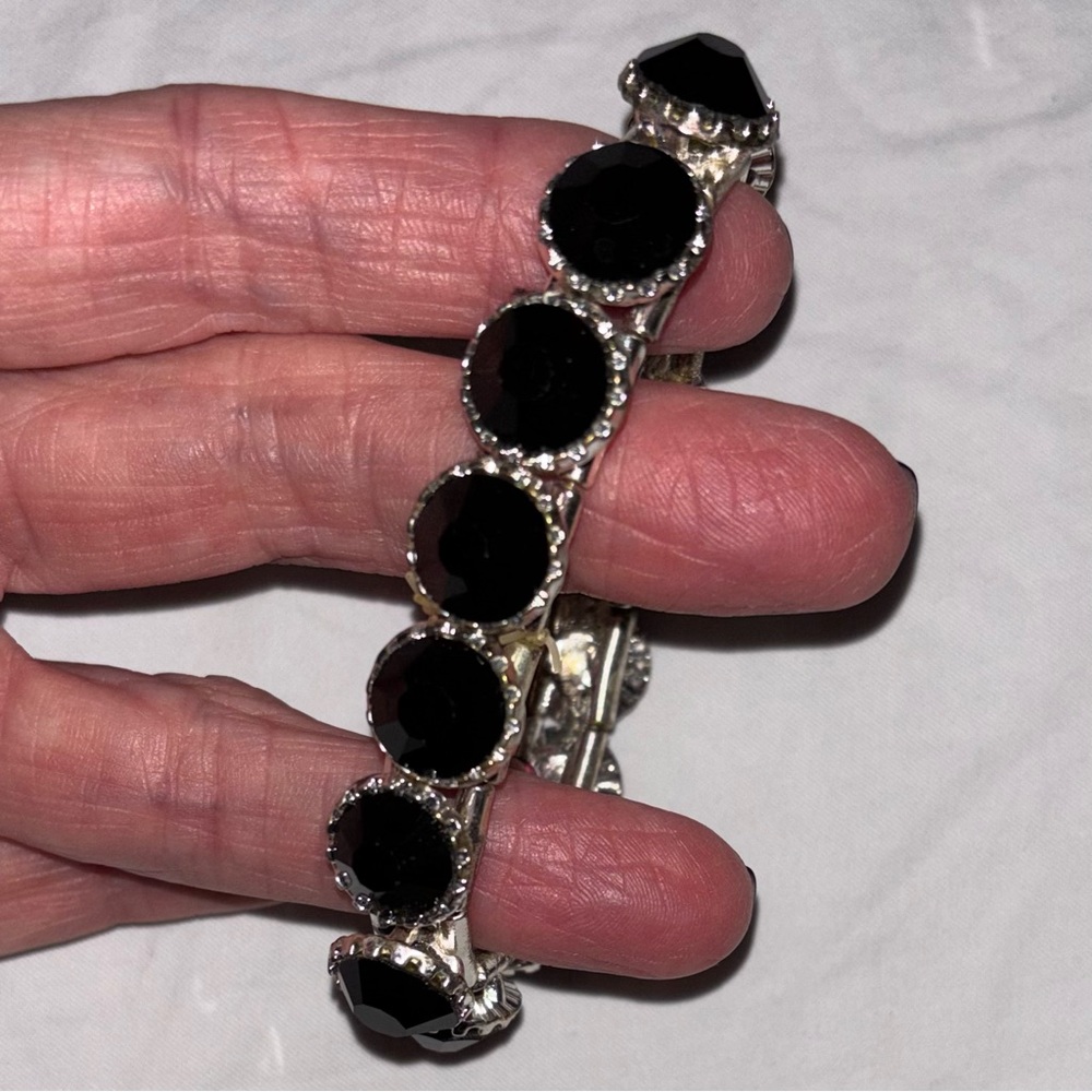 White House Black Market Black and Silver Necklace Set - Picture 6 of 9